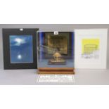 A 1980’s brass “Institution of Gas Engineers Sugg Heritage Award”, in a Perspex case, 12” wide x 14”