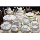 Various matched items of Royal Doulton bone china dinner & coffee-ware, part w.a.f.