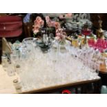Various items of glassware.