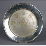 A silver plate commemorating the 1981 Royal Wedding – “The Authorised Wedding Plate of the Earl