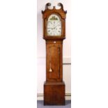 A late 18th century longcase clock, the 11” painted dial signed “Jno. (Jonathan) Penistan,