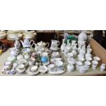 Various items of decorative china & pottery, part w.a.f.