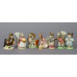Five other Beswick Beatrix Potter character figures “Goody Tiptoes”; “Old Mr Brown”; “Tailor of