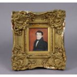 An early 19th century portrait miniature of Rowland Archibald Baijer (brother of Mrs Owen Pell), 3¼”