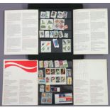 A large album & contents of foreign stamps.
