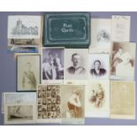 An early 20th century album of approximately one hundred postcards- British & foreign views,