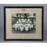 A 1920’s group photograph – “Fitzwilliam House, Athletic Club, 1929-30”, by Hills & Saunders of