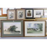 Various decorative pictures & picture frames.