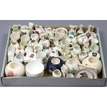 Approximately fifty various items of crested china; together with various items of decorative