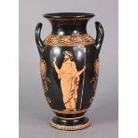 A Samuel Alcock neo classical Grecian-style pottery vase “TRIPTOLEMUS on a winged car from the