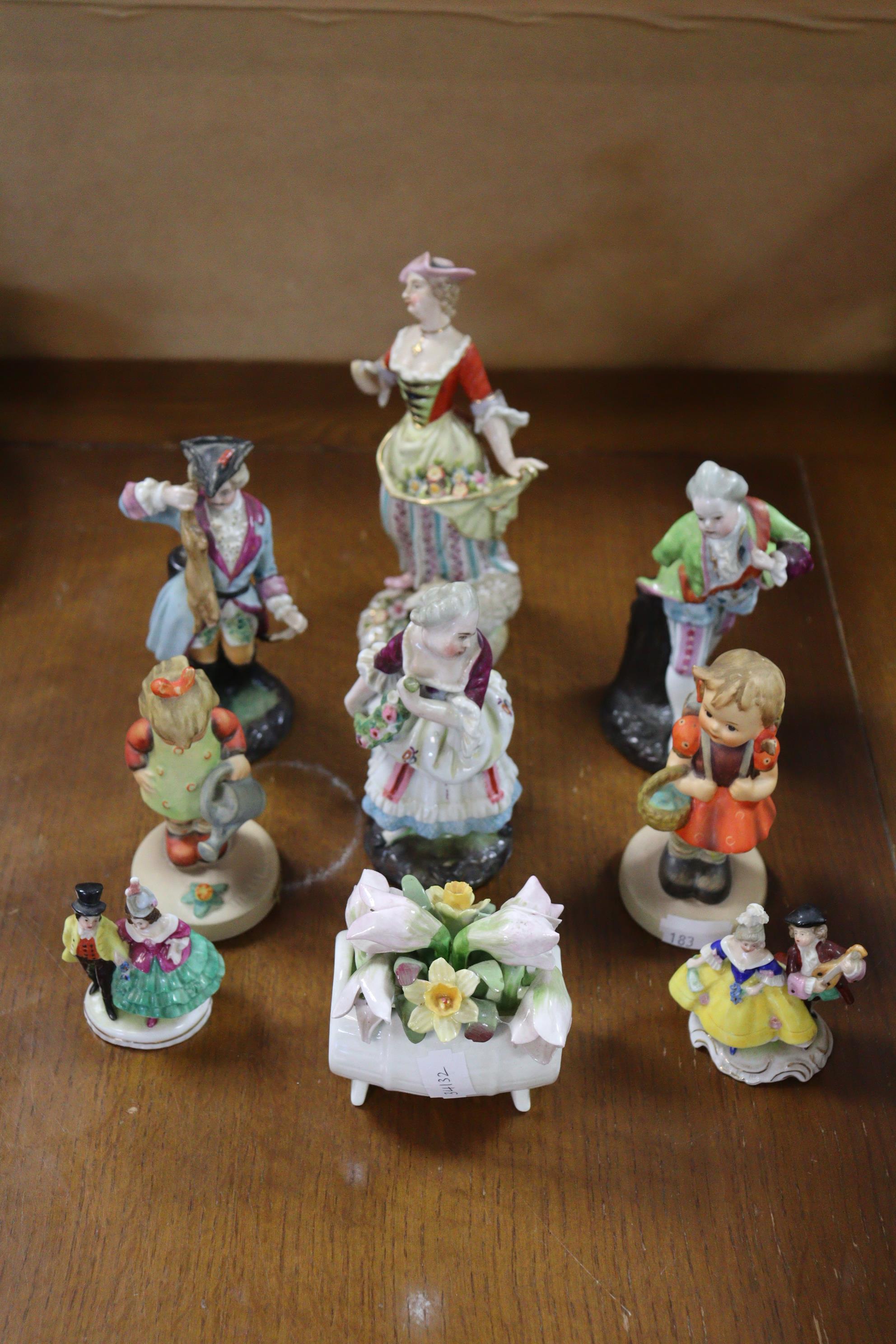 Two Goebel Hummel figures, one titled “Little Gardener”; together with various other decorative - Image 2 of 6