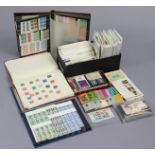 A good collection of GB stamps including stock-books of un-mounted definitives – mainly 1963-9 inclu