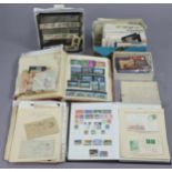 A collection of world stamps including GB & Channel Islands in albums & loose; Guernsey Prestige Boo