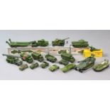 Three Dinky Supertoys die-cast scale model military vehicles “Centurion Tank” (No. 51); “Recovery