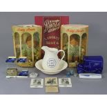 A Boots Nottingham cash chemist’s toilet jug & basin; two “Betty Boots” dolls, boxed; & various
