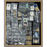 A large collection of “Princess Cruises” pin badges, pens, commemorative medallions, etc.