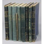 Eight late 19th century volumes “Navy & Army”.