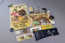 Two Harbutt’s plasticine sets, both boxed; two posters; various Wade whimsies; & sundry other