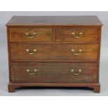 A George III style mahogany chest by Bath Cabinet Makers, fitted two short & two long graduated draw