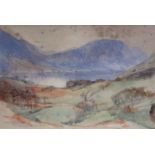 HENRY MACBETH-RAEBURN (1860-1947) “Crummock Lake, Cumberland”, pencil & wash, signed, inscribed &