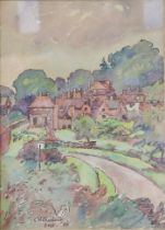 JAMES BROWN (1863-1943) “Coldharbour”, signed with monogram, inscribed & dated Sept. ’36,