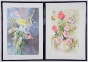 PIERRE JEAN LLADO (b. 1948) “Bouquet de fleurs des champs”, lithograph, signed & inscribed in