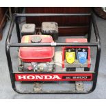 A Honda “EC2200” generator.