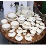 A Royal Doulton bone china “Sandon” seventy-two piece extensive part dinner, tea, & coffee