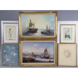 Various decorative paintings & prints.