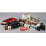 Various cameras & camera accessories.