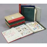 A collection of GB, Commonwealth, & World stamps in thirteen albums/stock-books.