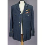 A mid-20th century Royal Airforce Volunteer Reserve Pilots' dress jacket, & matching pair of trouser