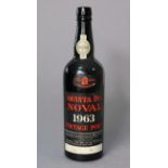 A bottle of Quinta Do Noval 1963 vintage port, 750ml. Condition: Some ullage, the bottle is filled