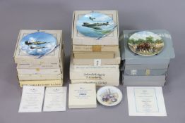 Eighteen various collector’s plates, boxed & unboxed.