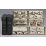 An early 20th century part set of underwood & underwood “Palestine Through The Stereoscope” cards (