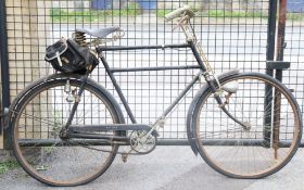 A vintage Raleigh gents’ bicycle (black).