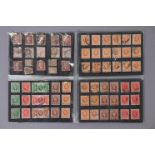 A small collection of GB pre-decimal used stamps, 1d Red onwards, contained in a small wallet