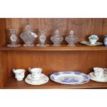 Various items of decorative china & glassware, part w.a.f.