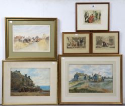 Various decorative paintings & prints.