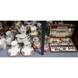 Eight decorative pictures; & various items of decorative china, pottery & glassware.