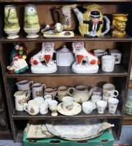 Various items of Royal commemorative china; a part tea service; & various decorative dishes, part
