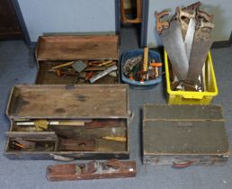 Various assorted hand tools & accessories.