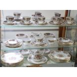 A Colclough Bone China extensive part tea & dinner service (pattern no 8535).