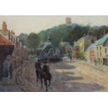 ALFRED OLIVER TOWNSEND R.W.A. (1846-1917) Market Cross, Dunster, signed & dated ’97 (?),