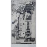 PHILIP YOUNGMAN CARTER (1904-1969) “Regent Street 1925”, etching, signed & dated ’25 in the plate,