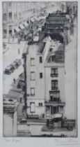 PHILIP YOUNGMAN CARTER (1904-1969) “Regent Street 1925”, etching, signed & dated ’25 in the plate,