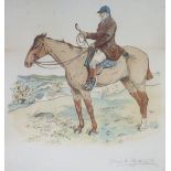 GEORGE ALGERNON FOTHERGILL (1868-1945) “A bit of Old Yorkshire”, coloured lithograph signed in