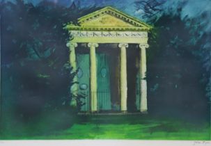 JOHN PIPER, C.H. (1903-1992) Temple of Diana, coloured lithograph on wove paper, Signed & numbered