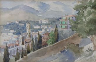 CLAUDE SPERO (French, late 19th/20thC) A pair of watercolours: “Vintimiglia” & “St. Jannet, Var,