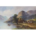 W. RICHARDS (British, 19th century) A pair of Scottish landscapes “Loch Earnhead” & “Loch Lomond”,